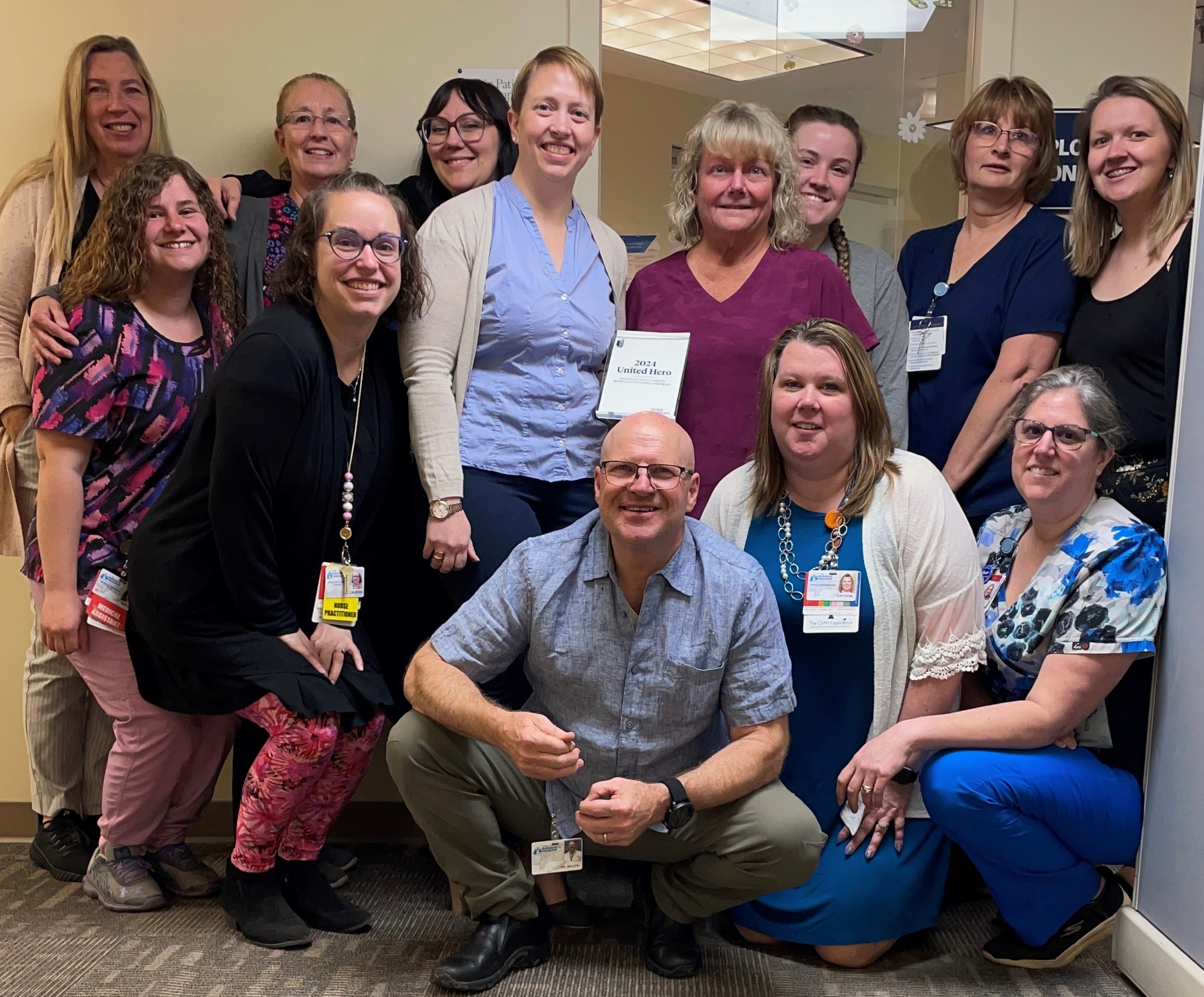 Elsemore Dixfield Family Medicine recipient of United Hero Award